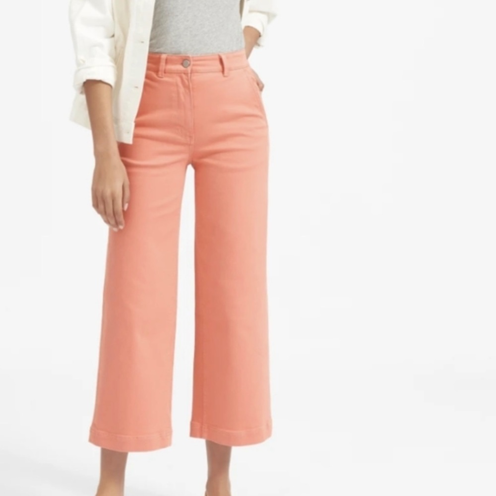 Everlane Wide Leg Cropped Pants